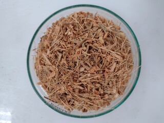 dry coconut fiber