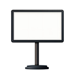 Blank billboard mockup for advertisement isolated on transparent background billboard png
