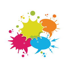 Bubbles Speech Vector Illustration