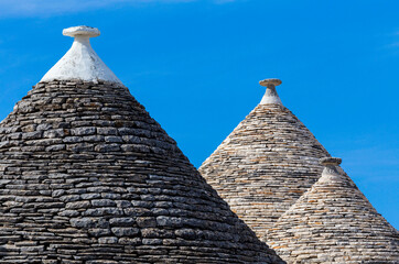 Dachy domów w Alberobello, Włochy. © Majkol