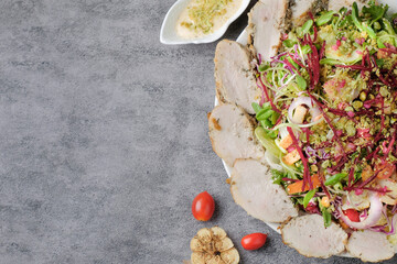 Grilled Chicken with Mixed Greens Salad