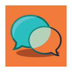 Bubbles Speech Vector Illustration