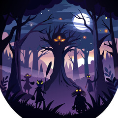 halloween background with pumpkin