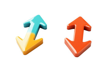 Upward and Downward Arrow Icons