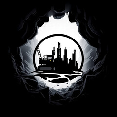 Logos related to heavy equipment, mining and construction.