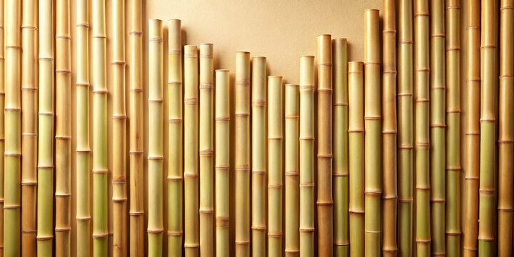 A natural bamboo arrangement, exhibiting a textured and visually appealing pattern, ideal for diverse design applications