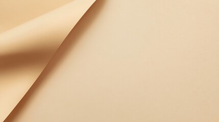 Beige Paper Sheets Layered Abstract Design