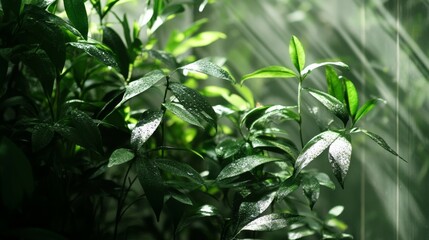 Obraz premium Serene Greenery in Natural Light