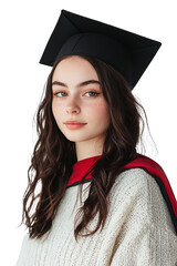 An Indian student isolated on a transparent background