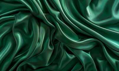 Fototapeta premium A solid emerald green background, radiating vibrancy and freshness.