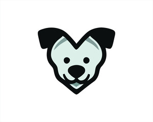 dog with heart