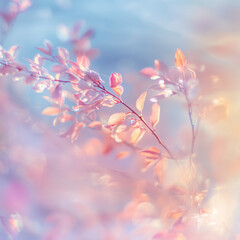 A Soft, Abstract Floral Background, pink blossom