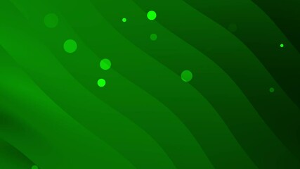 Abstract gradient dark green design with curved lines and circles. Ideal for backgrounds, branding, web design, and ecofriendly concepts. Natureinspired graphic