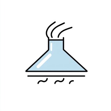 recommend clip art: A Simple Line Drawing Of A Kitchen Range Hood