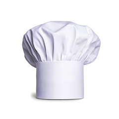 White chef's hat isolated on white background