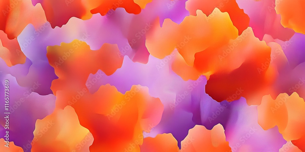 Poster Generating wavy, vibrant abstract pattern with colorful fluid shapes conveying dynamic energy and rhythmic movement