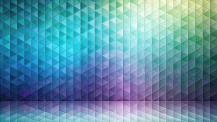 Abstract Geometric Pattern with Gradient Colors and Reflective Surface