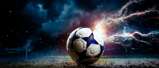Fototapeta premium Football - expressive graphics 