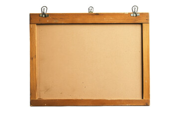 Obraz premium Simple Broad Memo Board Isolated on Transparent Background