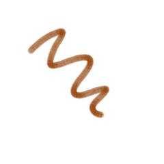 Undulating scribble line of brush stroke png