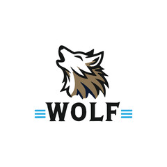 Wolf Animal Logo