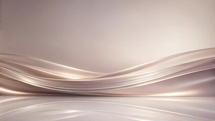 Obraz premium Abstract Background with Subtle Waves and a Gentle Light Reflection