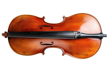 Fototapeta premium String Cello Isolated on Transparent Background