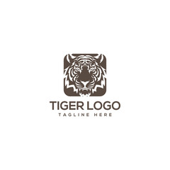 Tiger Head Logo Vector Illustration
