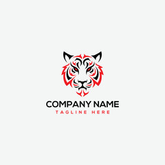 tiger logo vector design concept
