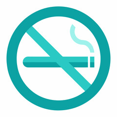 Obraz premium No smoking icon