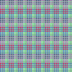 Beautiful tartan seamless pattern design by geometric 