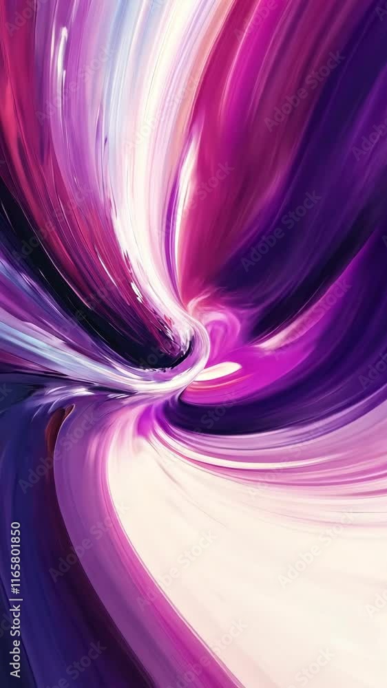 Aufkleber abstract swirls of purple and pink hues create a mesmerizing visual effect in dynamic motion