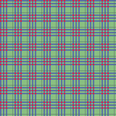 Beautiful tartan seamless pattern design by geometric 