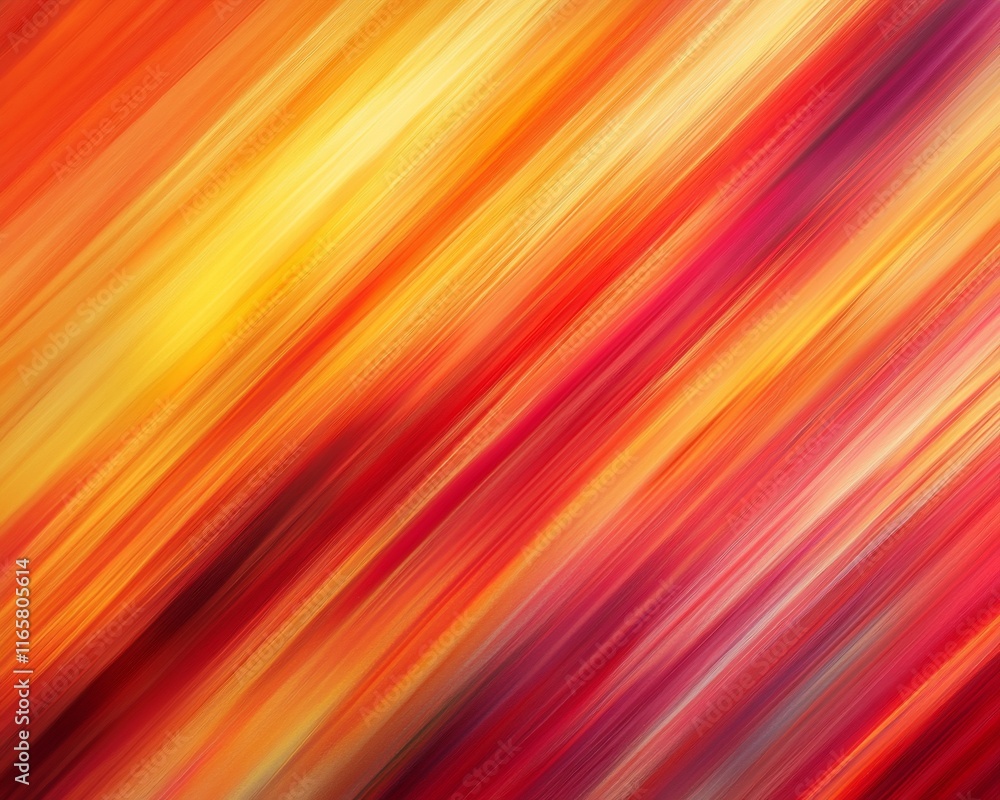 Poster abstract diagonal lines in warm colors.
