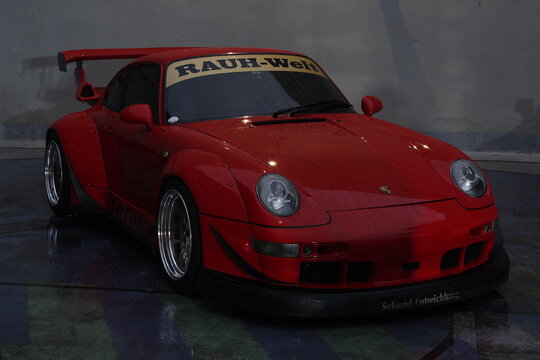 Porsche 911 rwb at Manila Fitted car meet in Paranaque, Philippines
