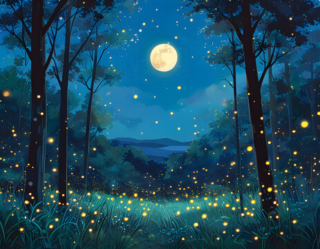 Fireflies in the Forest