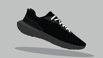 Shoose illustration. Isolated doodle boot. autumn background. stock vector illustrat. Stylish Boot Shoes Silhouette. vector Design, layout design