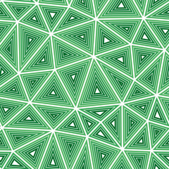 Abstract template background featuring large triangles with multiple repeated inner triangles in a single color tone. Seamless vector illustration with an elegant and modern design.