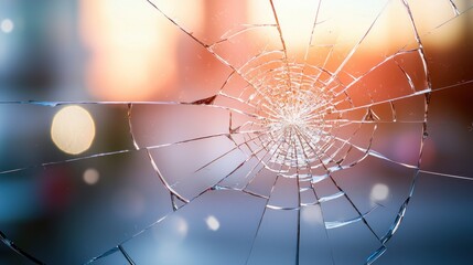 Shattered Glass: A Study in Fractured Beauty