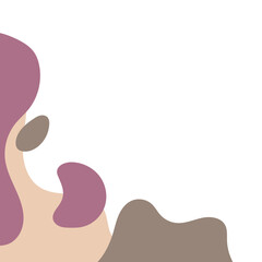 Abstract Blob Shape Corner