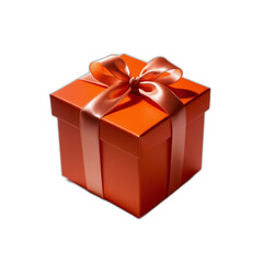 Obraz premium Gift Box with White Ribbon. A Perfect Present for Any Occasion.