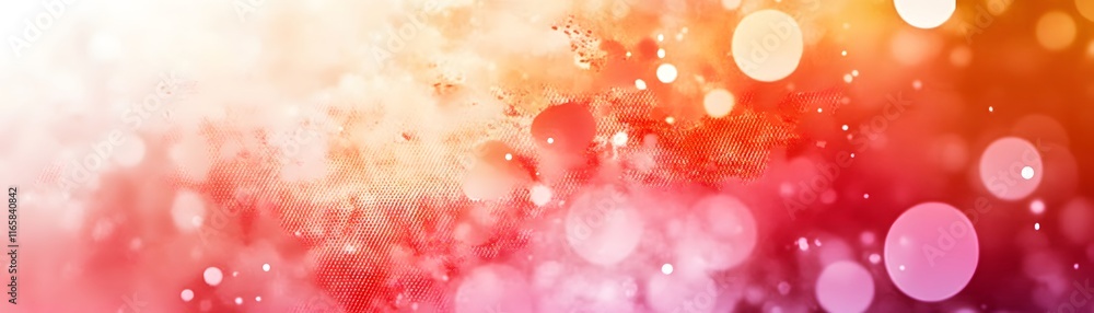Poster abstract red orange bokeh background with texture