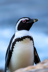 Fototapeta premium penguin on the rocks