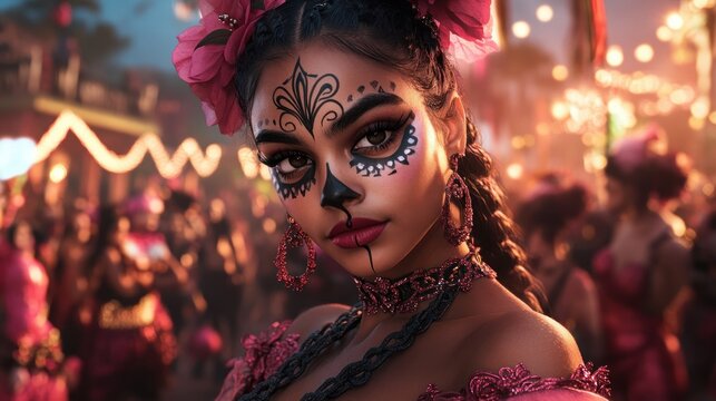 Captivating Holiday Dance Performance Witness a vibrant display of costumes inspired by mythical tales and seasonal folklore The dancers, adorned in intricate outfits, bring legends to life through