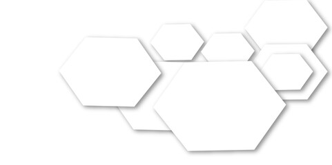 Abstract geometric technology 3d white light structure technology out line hexagon polygonal honeycomb luxury pattern vector background.