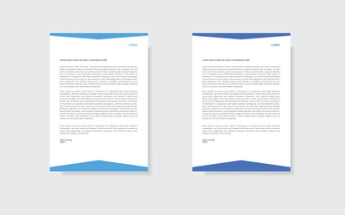 modern business letterhead template design