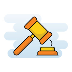 Auction vector icon