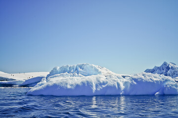 iceberg and icescape in the antarctic