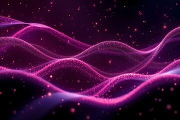 Fototapeta premium Abstract background with glowing lines. 