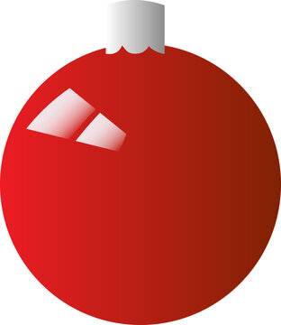 Red Christmas Bauble
